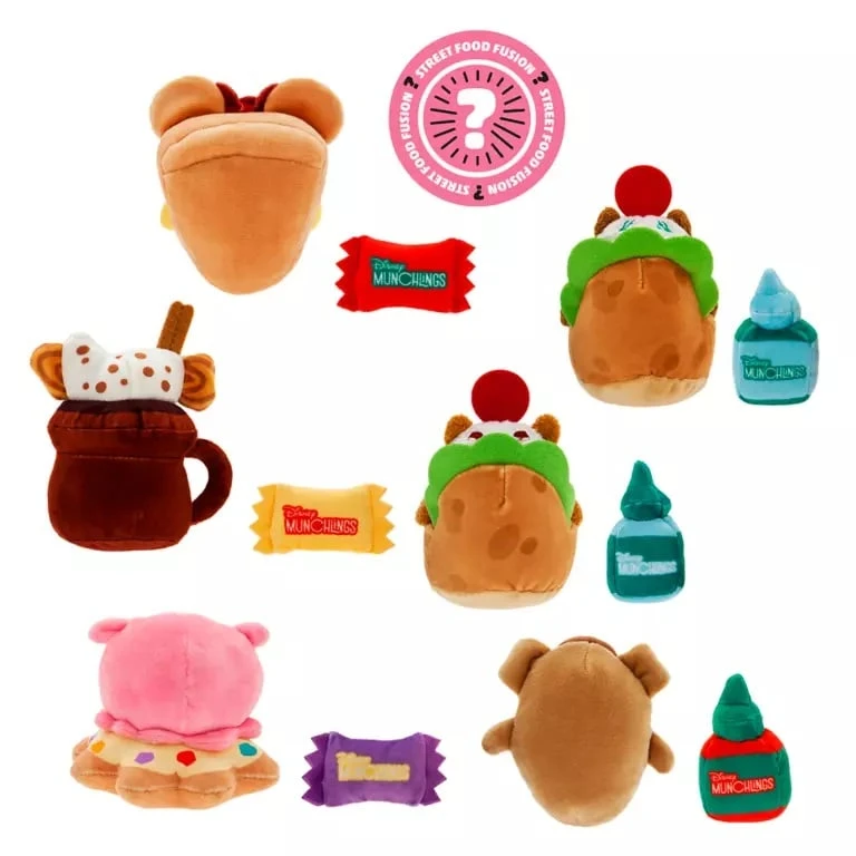 Disney Munchlings Plush Toy - Mystery - Street Food 5 Disney Munchlings Plush Toy - Mystery - Street Food - Image 3