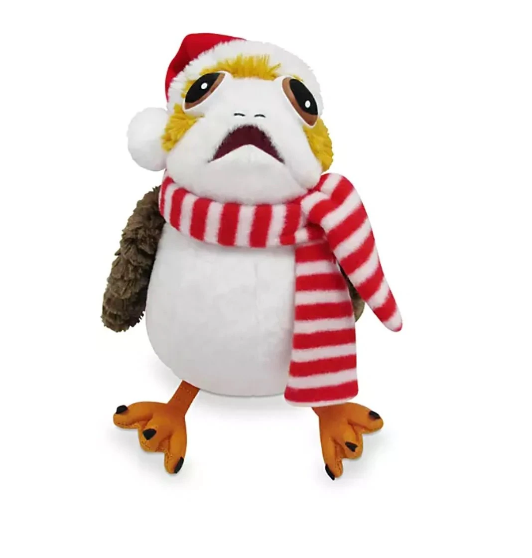 Disney Plush - Star Wars Porg - Holiday 11'' 3 Disney Plush - Star Wars Porg - Holiday 11''