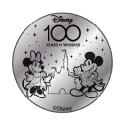 Disney World Pocket Token Coin - Disney100 Years Of Wonder - Mickey And Minnie Mouse