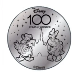 Disney World Pocket Token Coin - Disney100 Years Of Wonder - Donald And Daisy