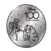 Disney World Pocket Token Coin - Disney100 Years Of Wonder - Lady And Tramp