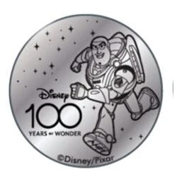 Disney World Pocket Token Coin - Disney100 Years Of Wonder - Buzz Lightyear