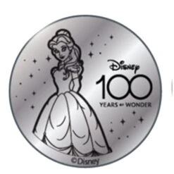Disney World Pocket Token Coin - Disney100 Years Of Wonder - Princess Belle