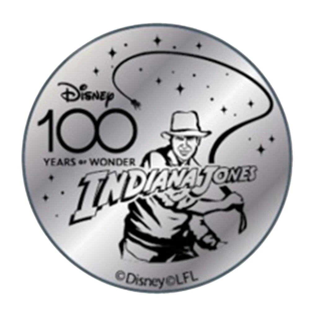 Disney World Pocket Token Coin - Disney100 Years Of Wonder - Indiana Jones 3 Disney World Pocket Token Coin - Disney100 Years Of Wonder - Indiana Jones