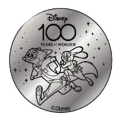 Disney World Pocket Token Coin - Disney100 Years Of Wonder - Zootopia