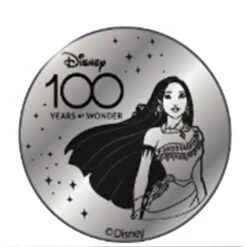 Disney World Pocket Token Coin - Disney100 Years Of Wonder - Pocohantas