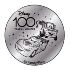 Disney World Pocket Token Coin - Disney100 Years Of Wonder - Lightning McQueen And Towmater