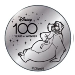 Disney World Pocket Token Coin - Disney100 Years Of Wonder - Baloo And Mowgli
