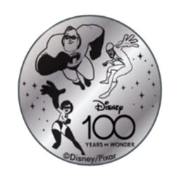 Disney World Pocket Token Coin - Disney100 Years Of Wonder - Incredibles