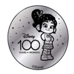 Disney World Pocket Token Coin - Disney100 Years Of Wonder - Vanellope
