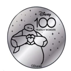 Disney World Pocket Token Coin - Disney100 Years Of Wonder - Baymax