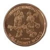Disney World Pocket Token Coin - Walt Disney World - Magic Kingdom - 2020 Mickey And Minnie -Disney 101188 1