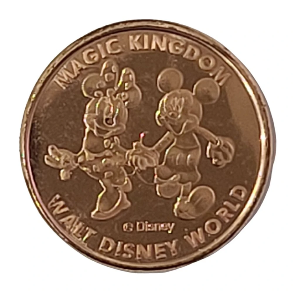 Disney World Pocket Token Coin - Walt Disney World - Magic Kingdom - 2020 Mickey And Minnie 3 Disney World Pocket Token Coin - Walt Disney World - Magic Kingdom - 2020 Mickey And Minnie