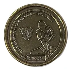 Disney World Pocket Token Coin - Walt Disney World - Magic Kingdom - Railroad - Donald Duck