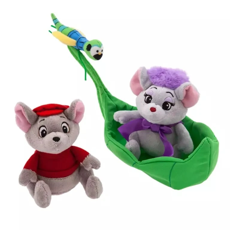 Disney Plush Set - Disney100 - The Rescuers - Miss Bianca & Bernard 4 Disney Plush Set - Disney100 - The Rescuers - Miss Bianca & Bernard - Image 2