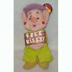 Disney Plush - Dopey Dwarf - Free Kisses