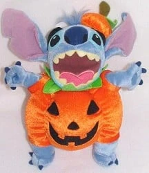 Disney Plush - Stitch - Not So Scary Halloween Party 2005 Pumpkin