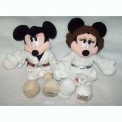 Disney Plush - Mickey & Minnie - Luke & Leia - LE 4000