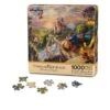 Disney Thomas Kinkade Puzzle - Beauty And The Beast - 1000 Pc -Disney 23131