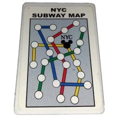 Disney Mr Potato Head Parts - Accessory - New York City Subway Map