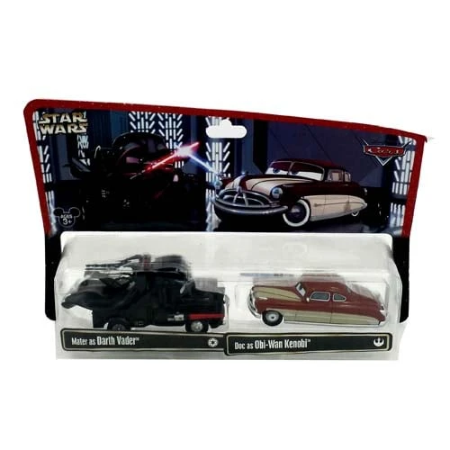 Disney Racers Car - CARS As Star Wars Doc And Mater Set 3 Disney Racers Car - CARS As Star Wars Doc And Mater Set