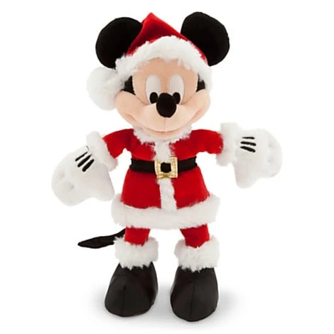 Disney Christmas Plush - Happy Holidays 2014 - Santa Mickey Mouse 3 Disney Christmas Plush - Happy Holidays 2014 - Santa Mickey Mouse