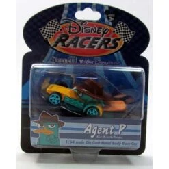Disney Racers - Die Cast Car - Agent P - Perry The Platypus