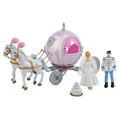Disney Figurine Set - Cinderella Deluxe Wedding Play Set 3 Disney Figurine Set - Cinderella Deluxe Wedding Play Set
