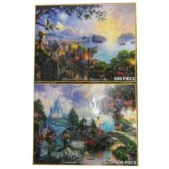 Disney Thomas Kinkade Puzzle Set - Set #1 Pinocchio Cinderella Snow White Peter Pan 7 Disney Thomas Kinkade Puzzle Set - Set #1 Pinocchio Cinderella Snow White Peter Pan -Disney 4000064855332