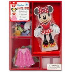 Disney Magnetic Dress-Up Set - Minnie Mouse - Wooden -Disney 400006696137 1