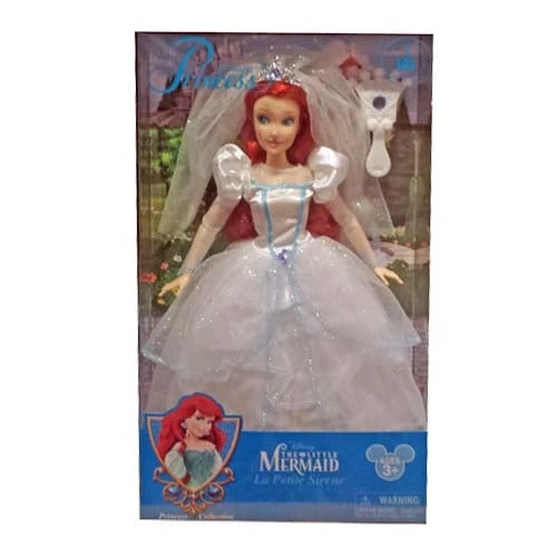 Disney Doll - The Little Mermaid - Bride Ariel With Jeweled Hair Brush 3 Disney Doll - The Little Mermaid - Bride Ariel With Jeweled Hair Brush