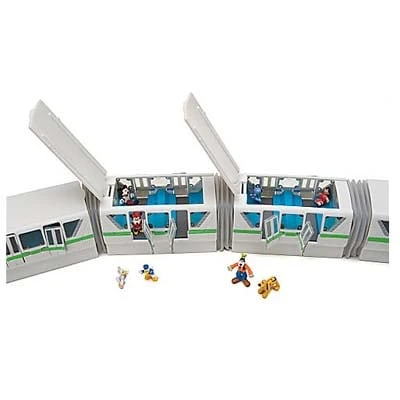 Disney Figurine Set - Walt Disney World Monorail Train Playset - Green 4 Disney Figurine Set - Walt Disney World Monorail Train Playset - Green - Image 2