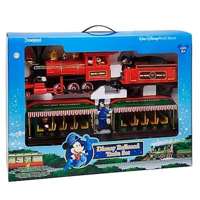 Disney Figurine Set - Walt Disney World Railroad Train Set 3 Disney Figurine Set - Walt Disney World Railroad Train Set