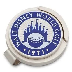 Disney Golf Ball Marker Clip With Marker - Walt Disney World 1971