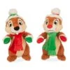 Disney Christmas Plush - Happy Holidays 2015 - Santa Chip & Dale -Disney 41432