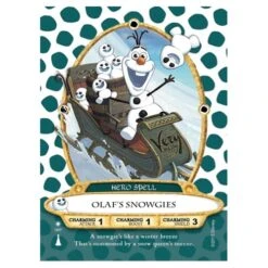 Disney Sorcerers Of Magic Kingdom Card - Olaf’s Snowgies