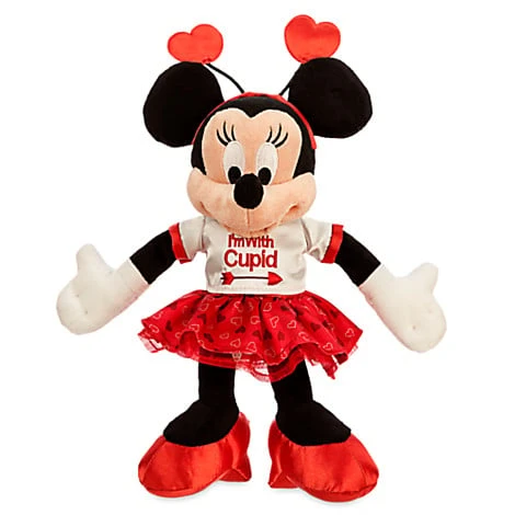 Disney Plush - Valentine Minnie I'm With Cupid 3 Disney Plush - Valentine Minnie I'm With Cupid