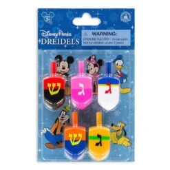 Disney Holiday Toy - Hanukkah Mickey & Friends Dreidels 5 Disney Holiday Toy - Hanukkah Mickey & Friends Dreidels -Disney 45368 s2