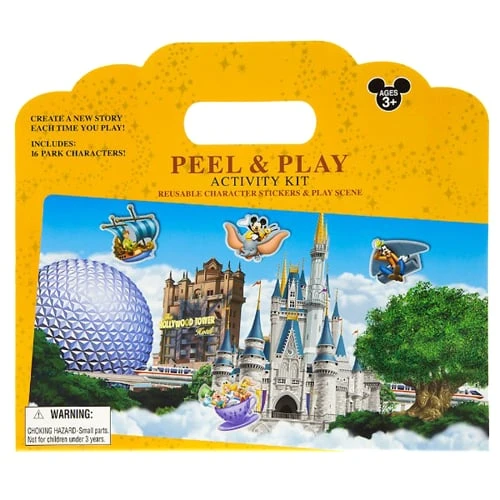Disney Playset - Disney World Attractions & Characters Peel & Play Kit 3 Disney Playset - Disney World Attractions & Characters Peel & Play Kit