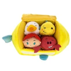 Disney Tsum Tsum Plush Set - The Little Mermaid - Flounder Bag -Disney 50610 1