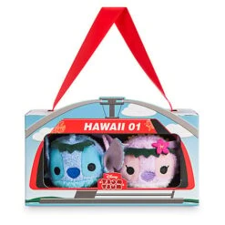 Disney Tsum Tsum Mini 3 1 / 2" Plush Set - Hawaiian Stitch & Angel 7 Disney Tsum Tsum Mini 3 1 / 2" Plush Set - Hawaiian Stitch & Angel -Disney 55907 s3