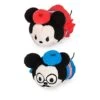 Disney Tsum Tsum Mini 3 1 / 2" Plush Set - Mickey & Minnie Mouse - Paris -Disney 55908 s1