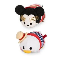 Disney Tsum Tsum Mini 3 1 / 2" Plush Set - Mickey Mouse & Donald Duck - Italy