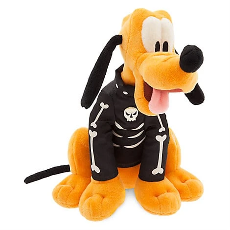 Disney Plush - Halloween Pluto In Skeleton Costume - 9" 3 Disney Plush - Halloween Pluto In Skeleton Costume - 9"