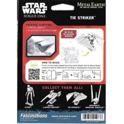 Disney 3D Model Kit - Star Wars Metal Earth - Tie Striker -Disney 61390a