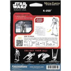 Disney 3D Model Kit - Star Wars Metal Earth - K-2SO -Disney 61391a