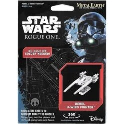 Disney 3D Model Kit - Star Wars Metal Earth - U Wing Fighter -Disney 61392