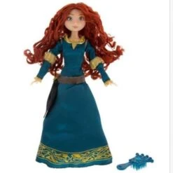 Disney Doll - Princess Merida With Jeweled Hair Brush -Disney 62435a