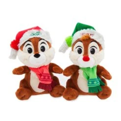 Disney Stuffed Animal Plush - Holiday 2018 - Santa's Elves Chip & Dale 6.5''