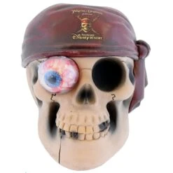 Disney Toy - Pirates Of The Caribbean - Filled Pirate Skull - Shanghai Disney